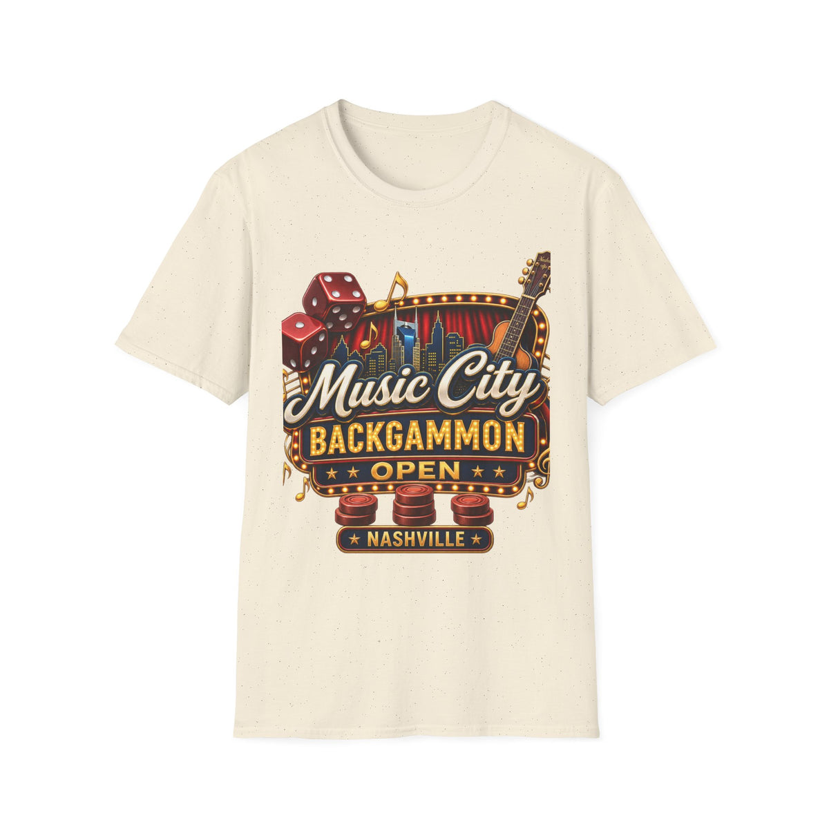 Music City Backgammon Open Nashville T-Shirt