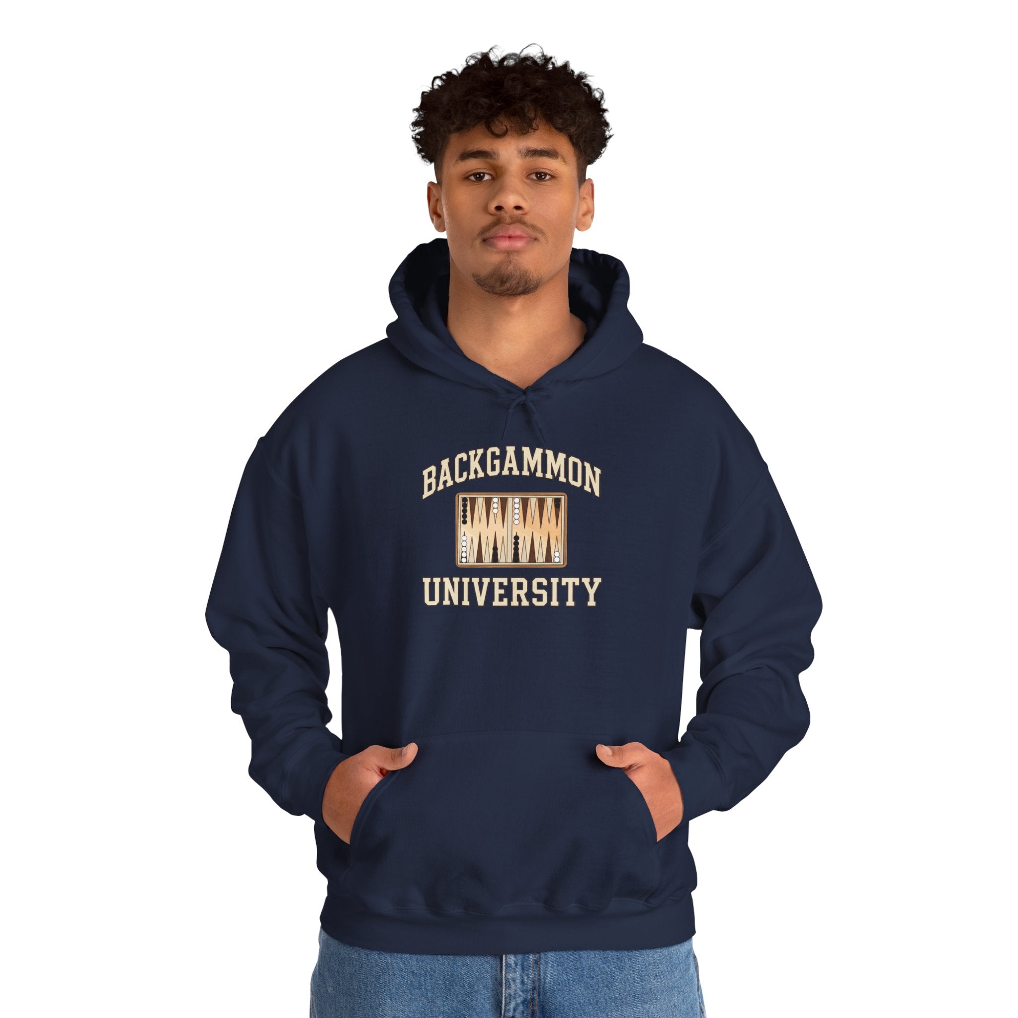 Backgammon University 2 Unisex Heavy Blend™ Hooded Sweatshirt