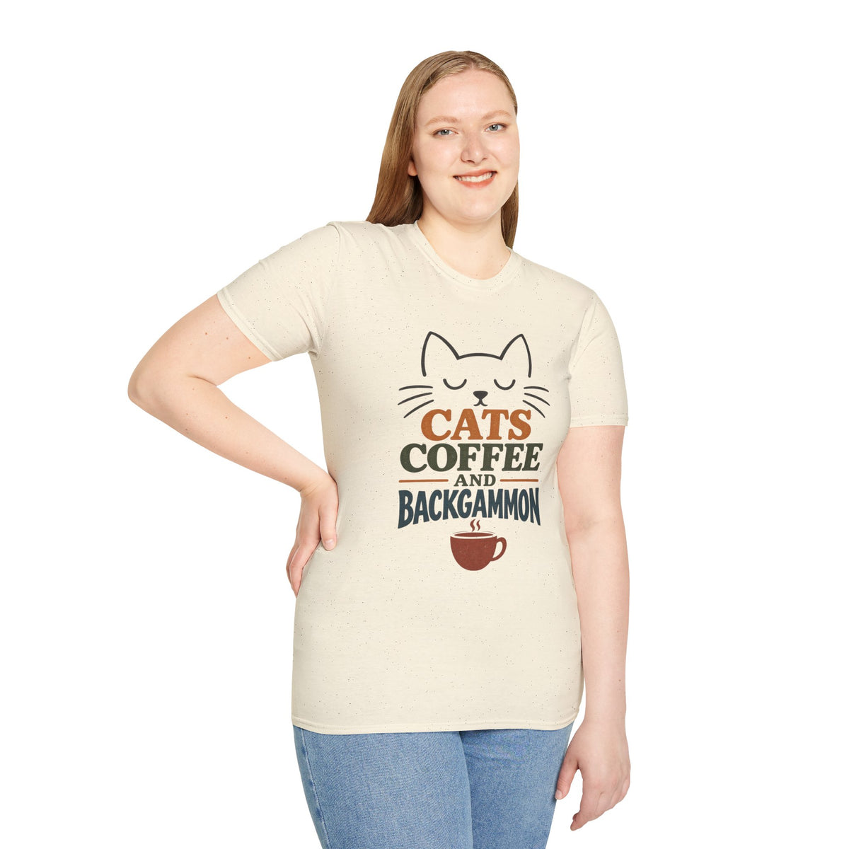 Cats, Coffee and Backgammon 1 T-Shirt