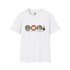 Peace Love and Backgammon 2 T-Shirt