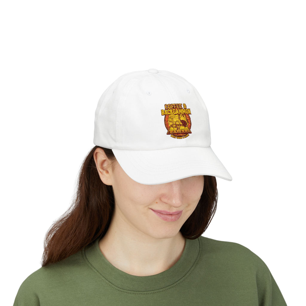 Coffee & Backgammon Cap — Vintage Logo Hat