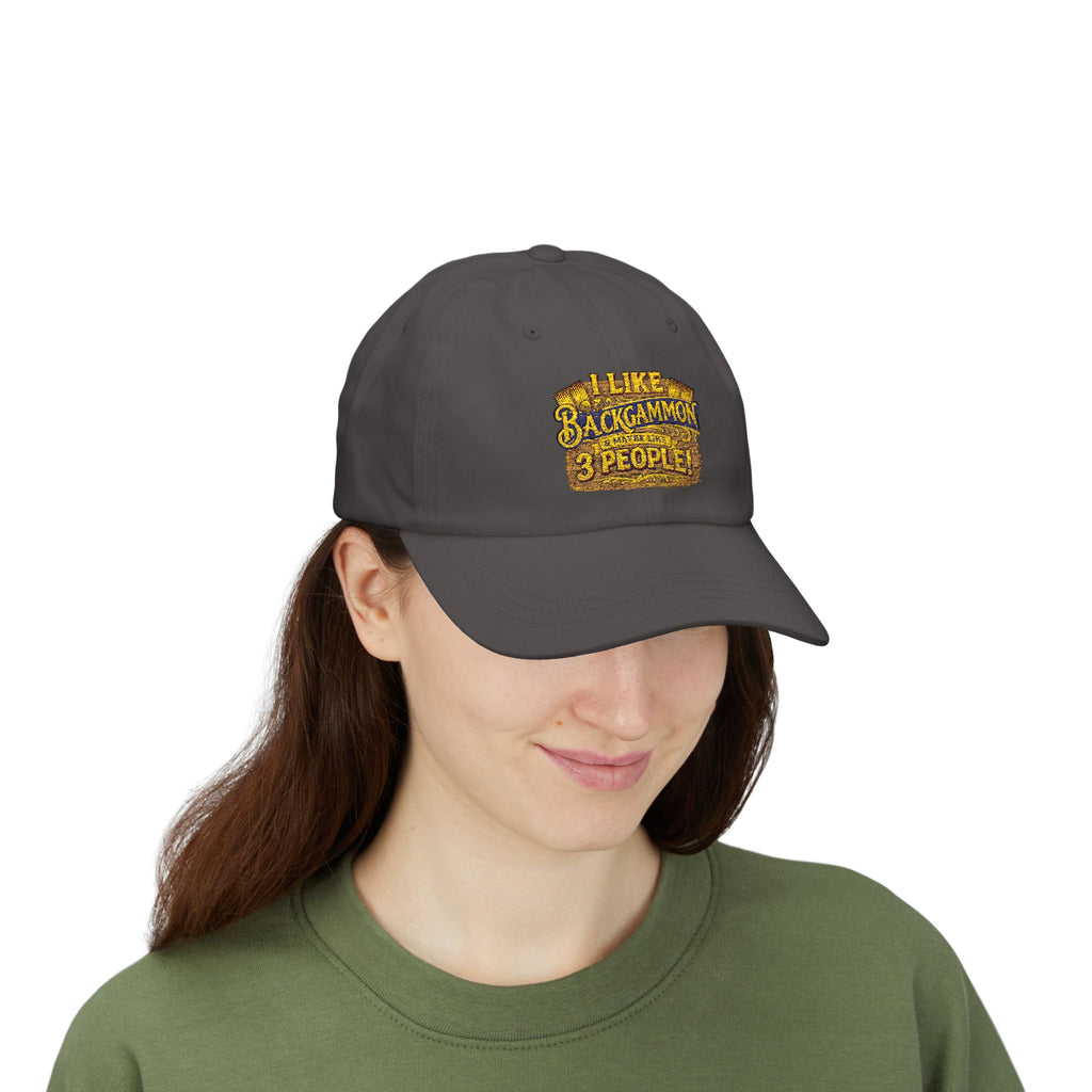 I Like Backgammon & Maybe Like 3 People Dad Cap