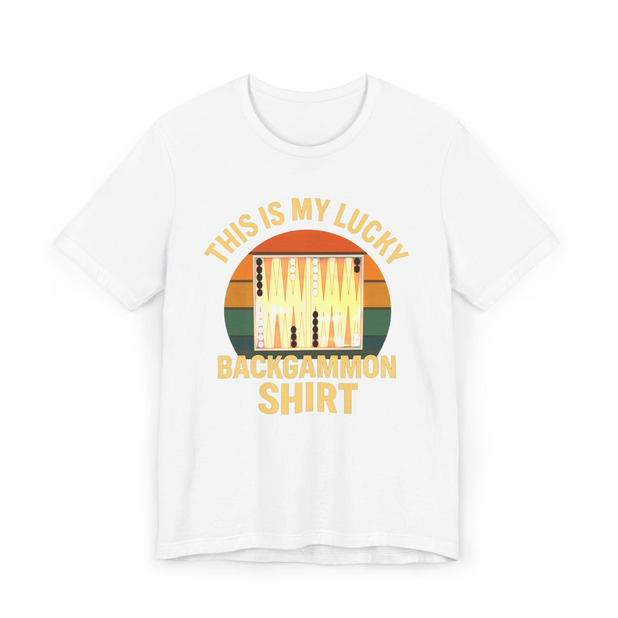 This Is My Lucky Backgammon Shirt 2 Unisex Jersey T-Shirt
