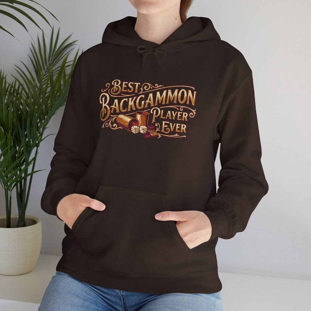 Best Backgammon Player Ever Unisex Heavy Blend™ Hooded Sweatshirt