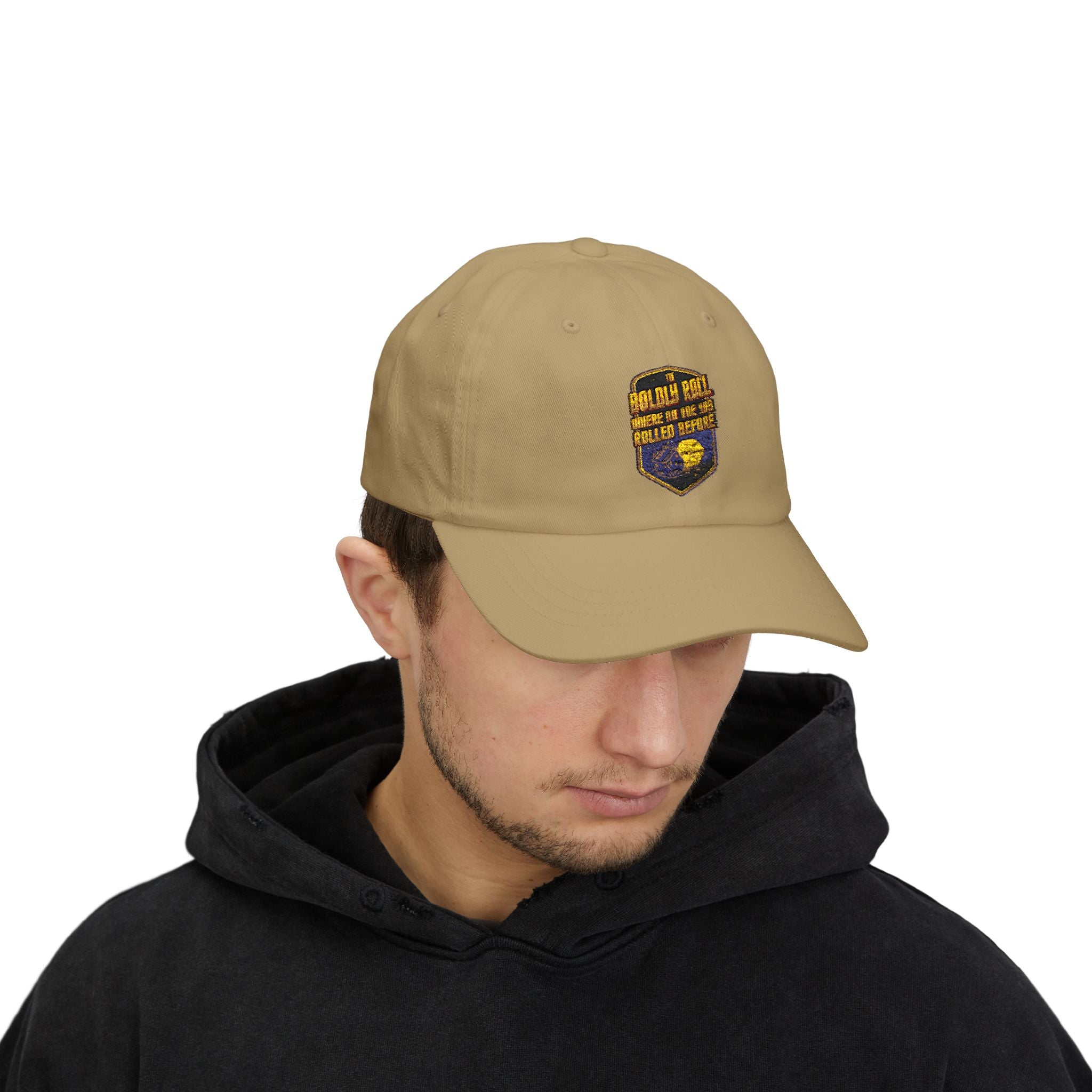 To  Boldly Roll Where No One Has Rolled Before Baseball Hat