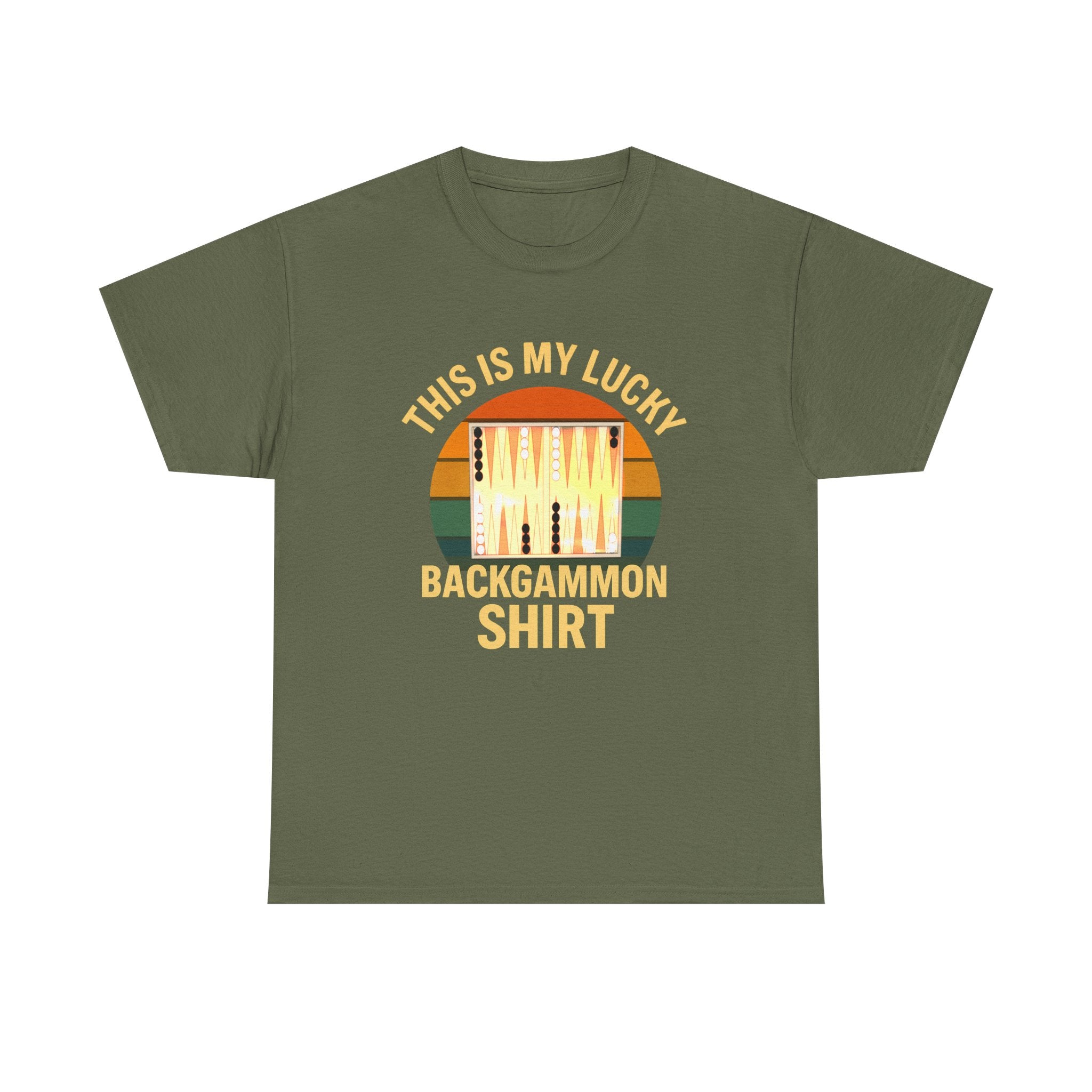 This Is My Lucky Backgammon Shirt Tee — Retro Backgammon Player T-Shirt