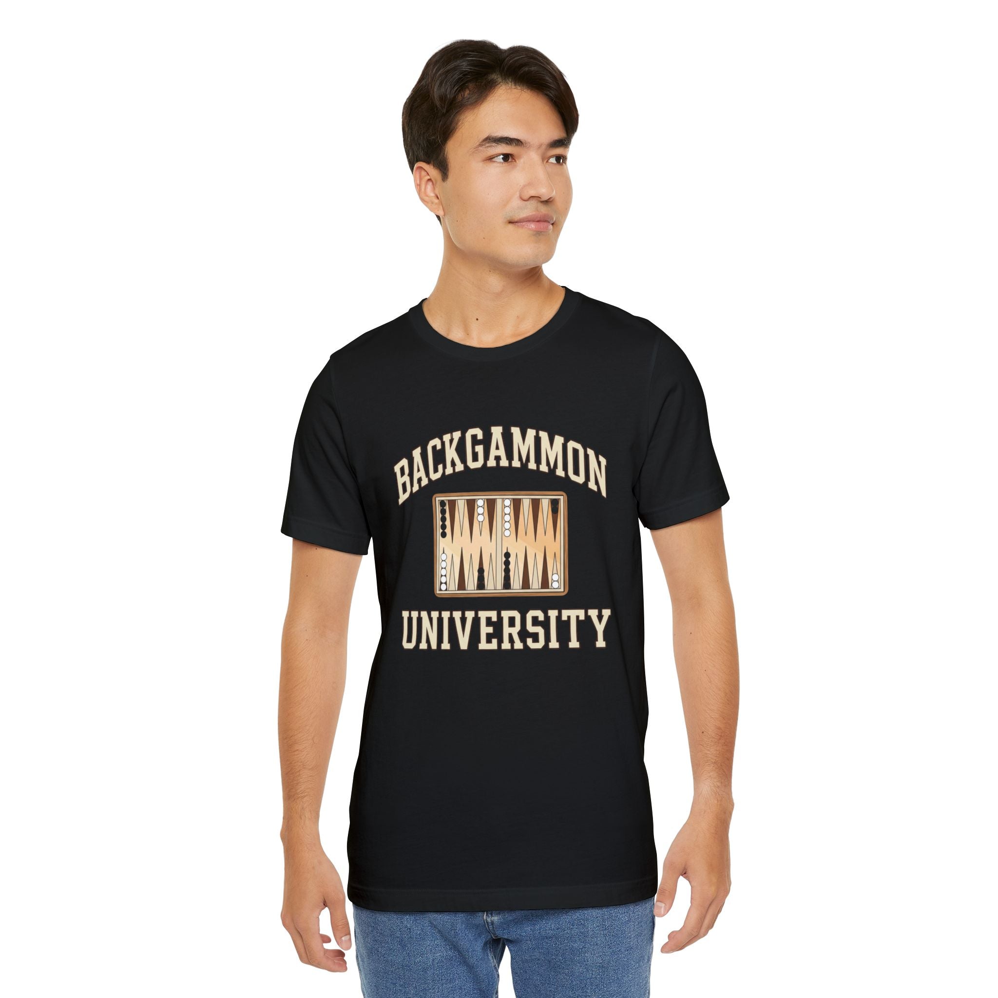 Backgammon University 2 T-Shirt — Vintage Backgammon Board Tee