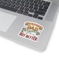 Backgammon Dad "Like a Regular Dad But Better" Kiss-Cut Sticker