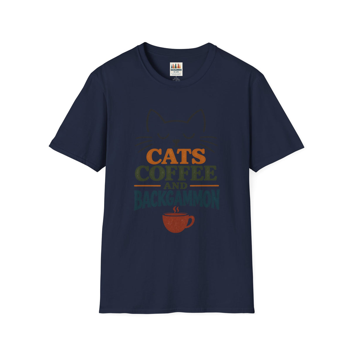 Cats, Coffee and Backgammon 1 T-Shirt