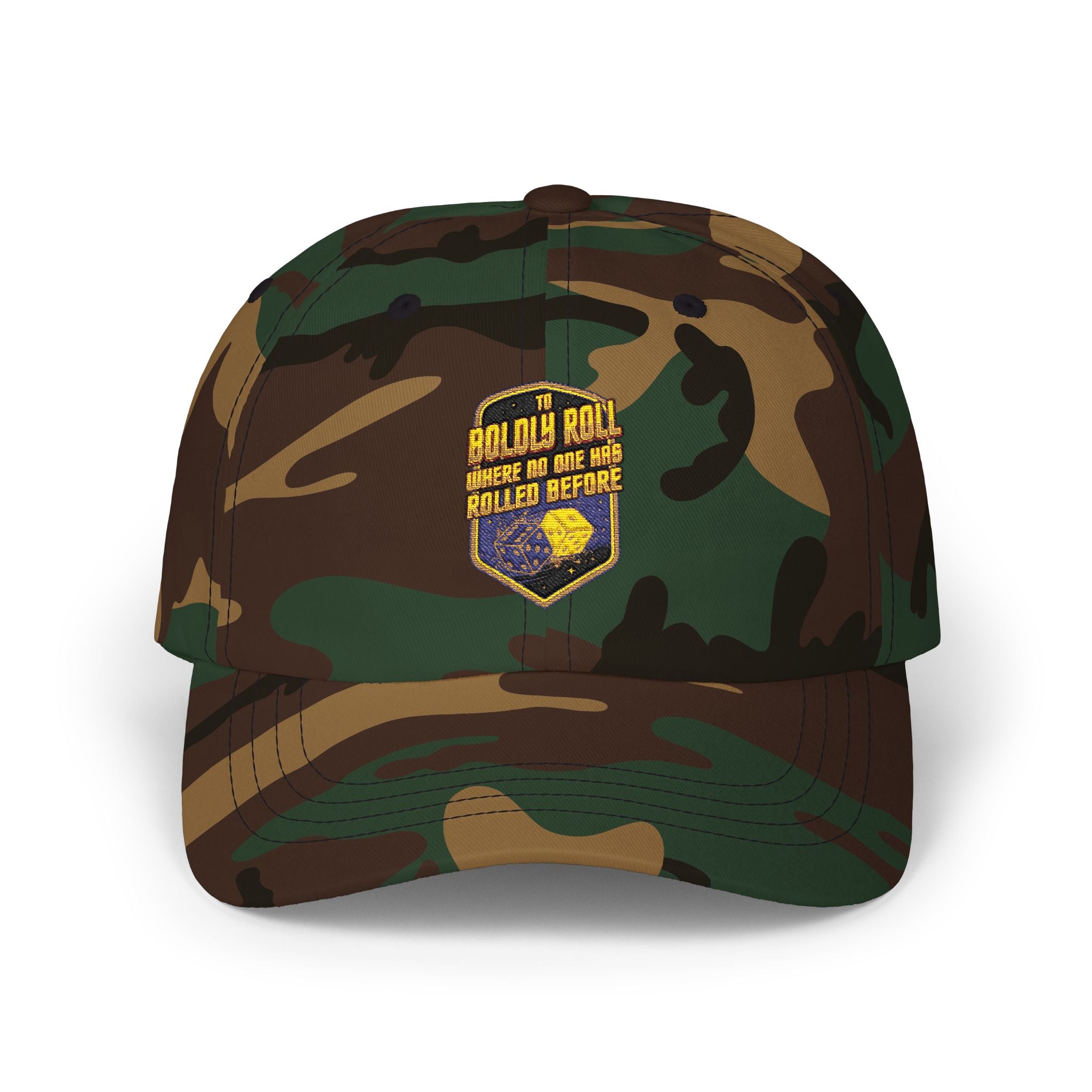 To  Boldly Roll Where No One Has Rolled Before Baseball Hat
