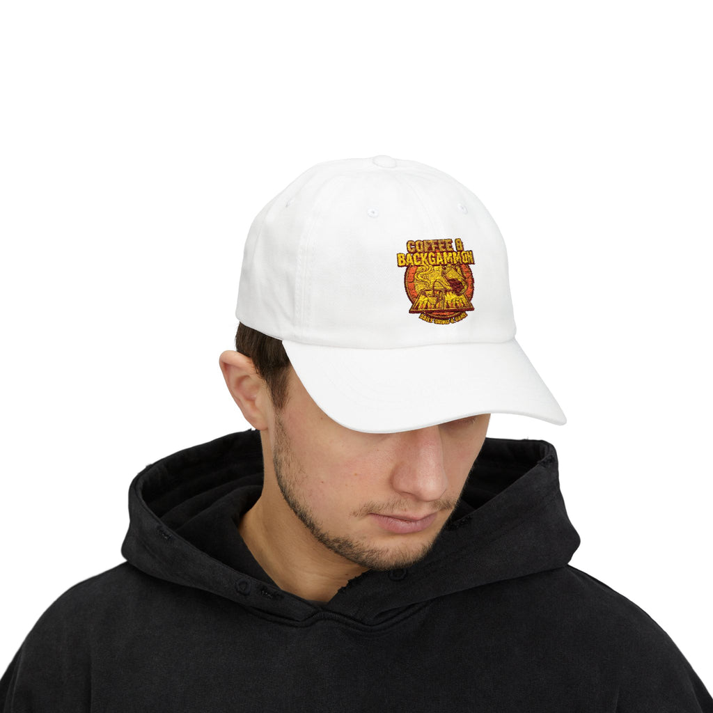 Coffee & Backgammon Cap — Vintage Logo Hat