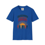 Backgammon Cheaper Than Therapy T-Shirt – Retro Sunset Board Game Tee