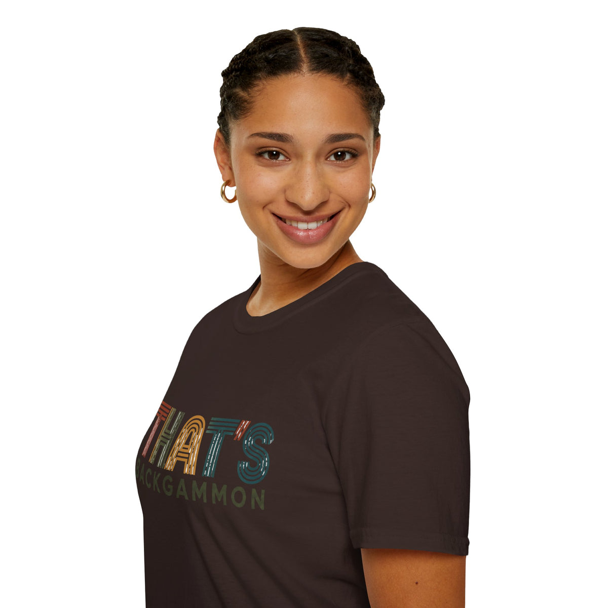 That's Backgammon 2 T-Shirt — Retro Typography Board Game Tee