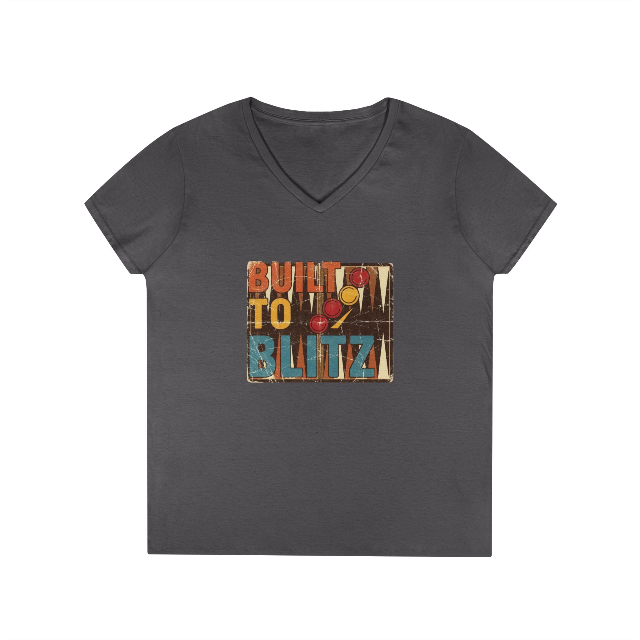 Built To Blitz Ladies' V-Neck T-Shirt