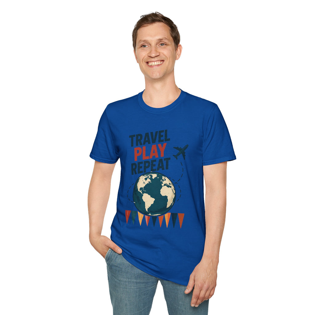 Travel Play Repeat T-Shirt – Backgammon