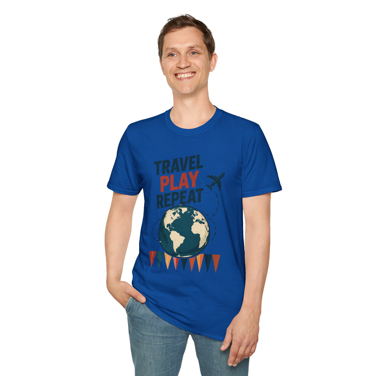 Travel Play Repeat T-Shirt – Backgammon