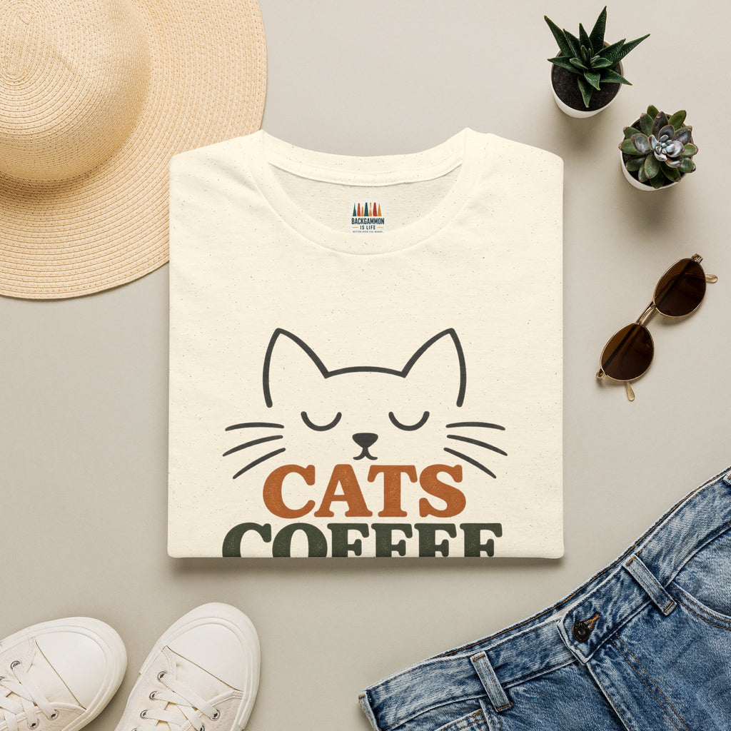 Cats, Coffee and Backgammon 1 T-Shirt