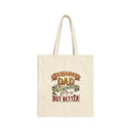 Backgammon Dad "Like a Regular Dad But Better" Cotton Canvas Tote Bag