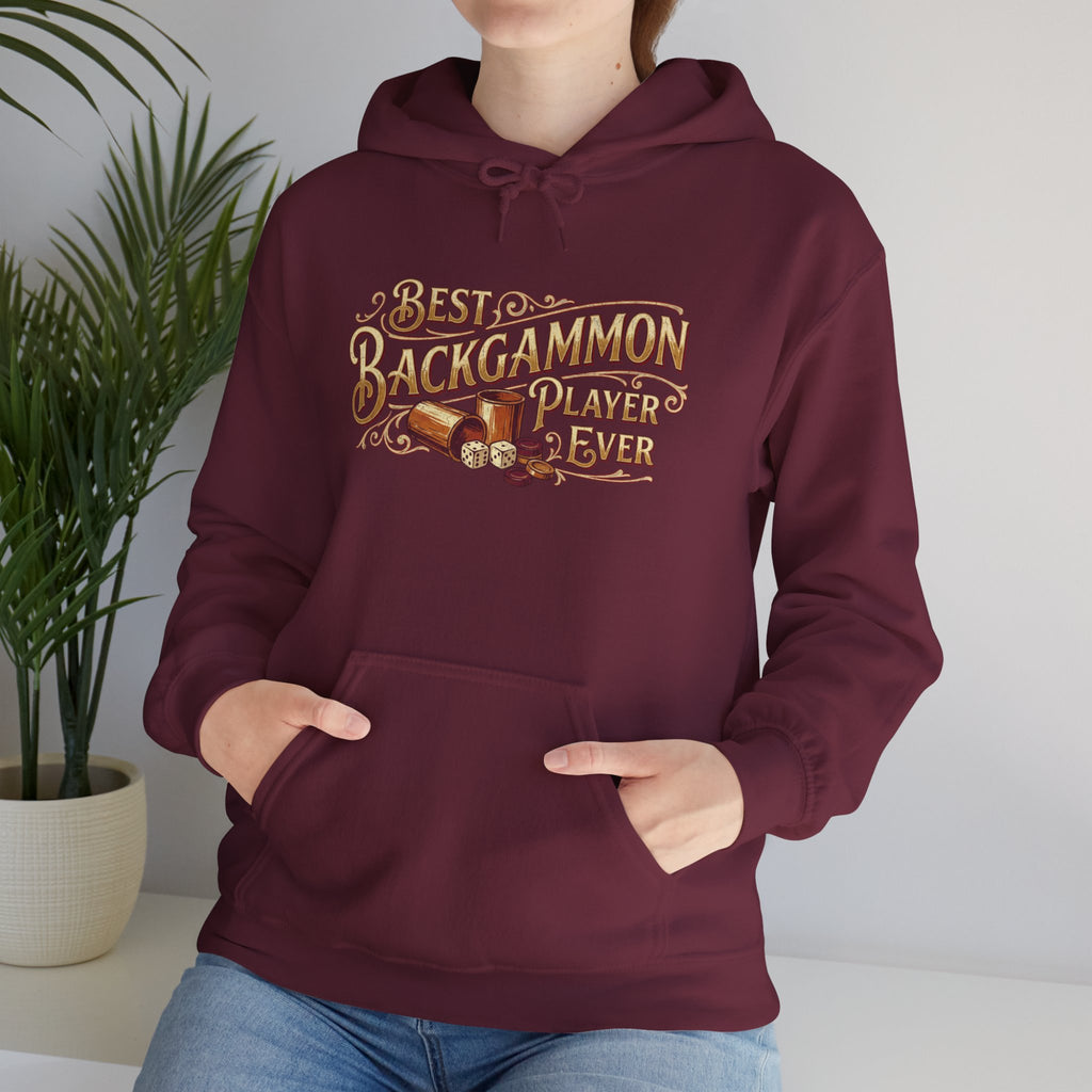 Best Backgammon Player Ever Unisex Heavy Blend™ Hooded Sweatshirt
