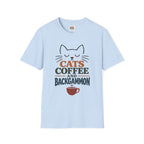 Cats, Coffee and Backgammon 1 T-Shirt