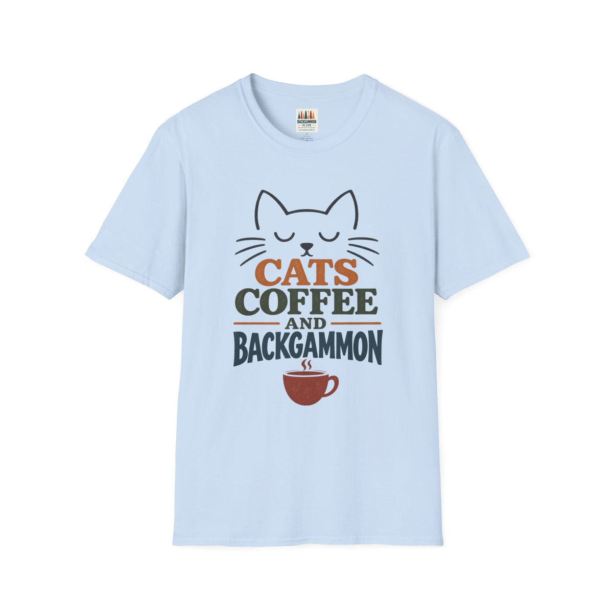 Cats, Coffee and Backgammon 1 T-Shirt