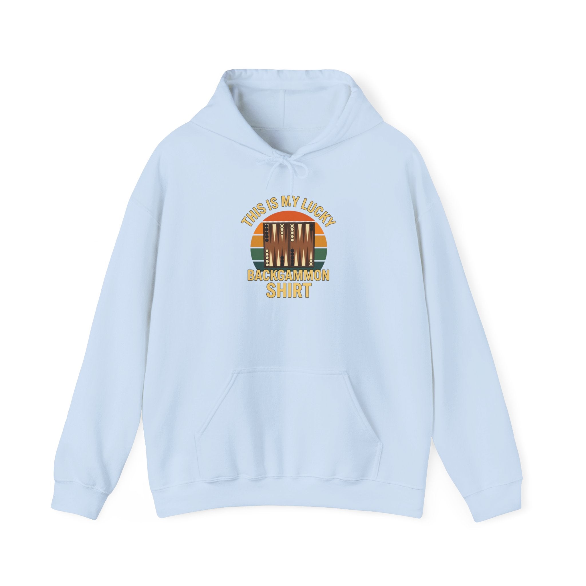 This Is My Lucky Backgammon Shirt Unisex Heavy Blend™ Hooded Sweatshirt