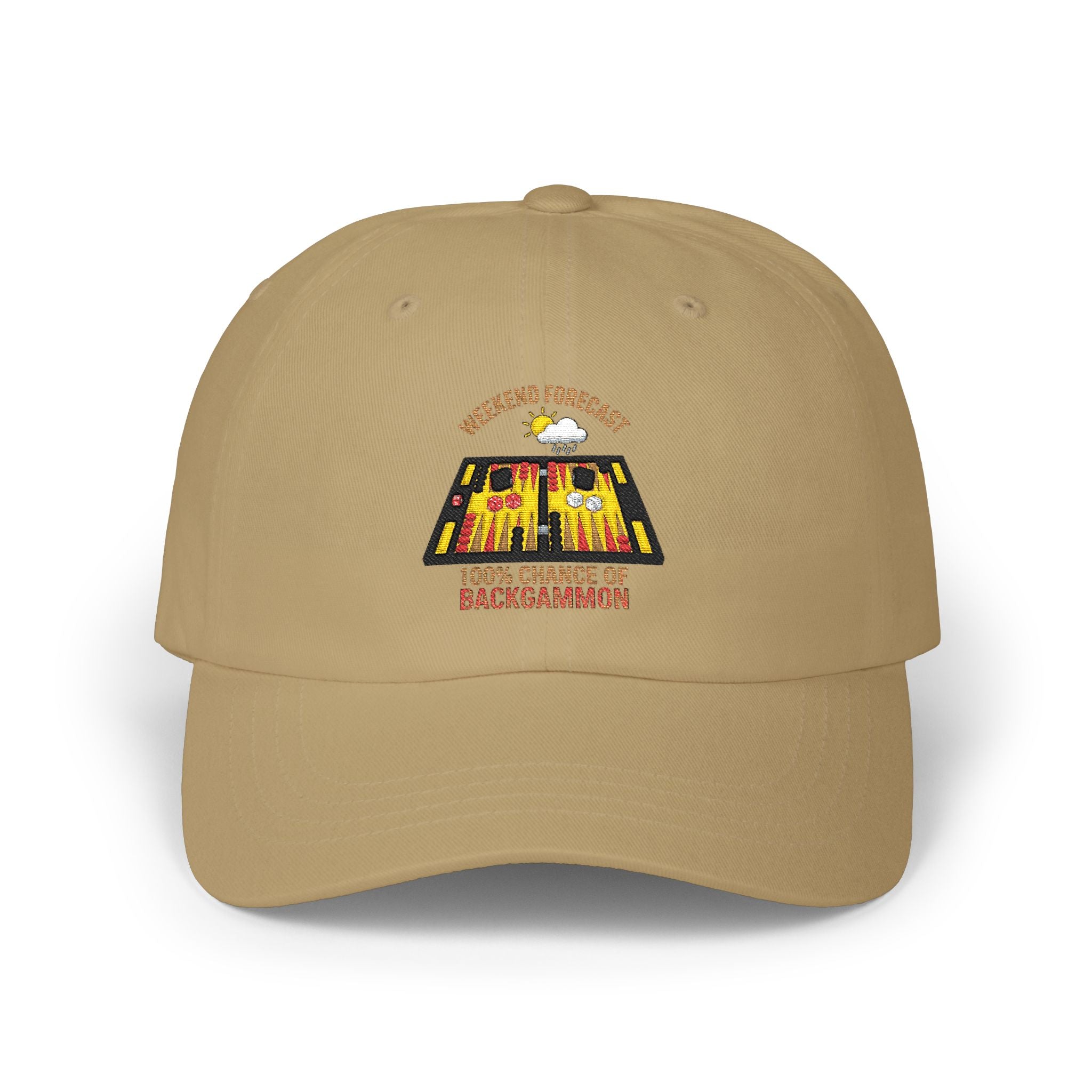 Weekend Forecast: 100% Chance of Backgammon Embroidered Hat
