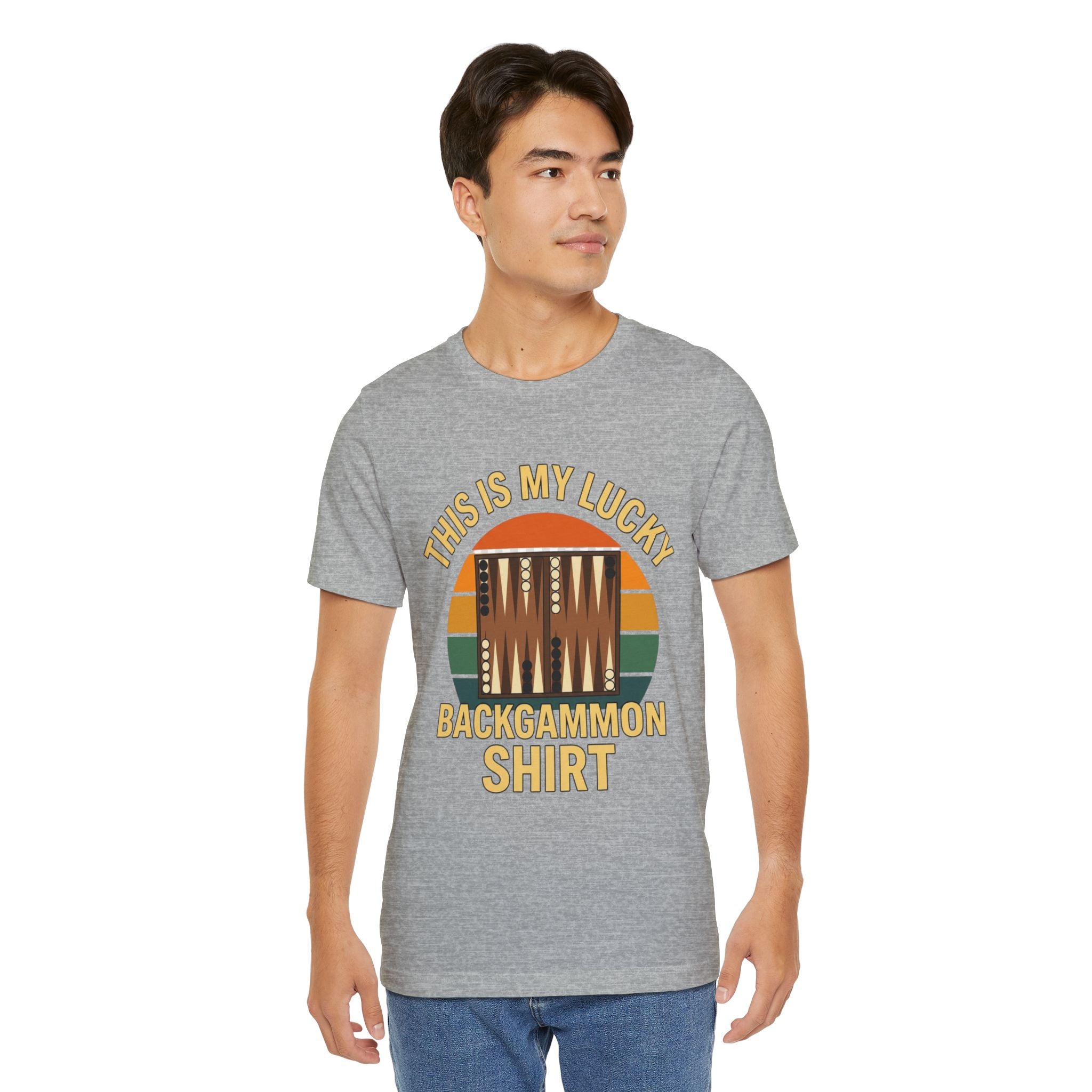 This Is My Lucky Backgammon Shirt Unisex Jersey T-shirt