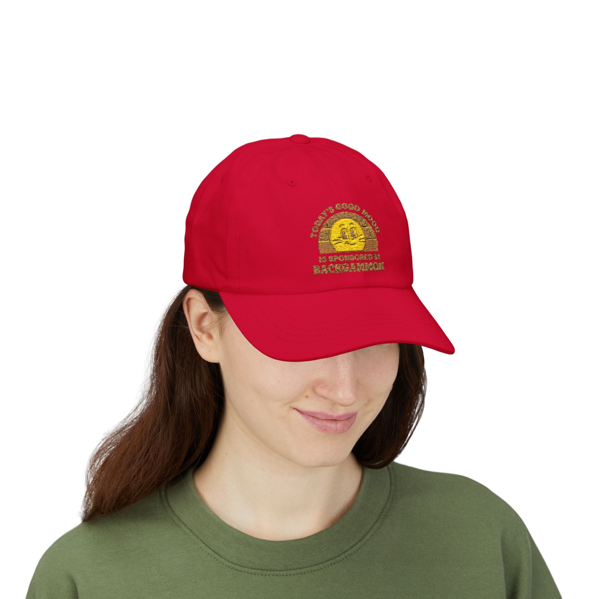 Today’s Good Mood Is Sponsored By Backgammon Embroidered cap