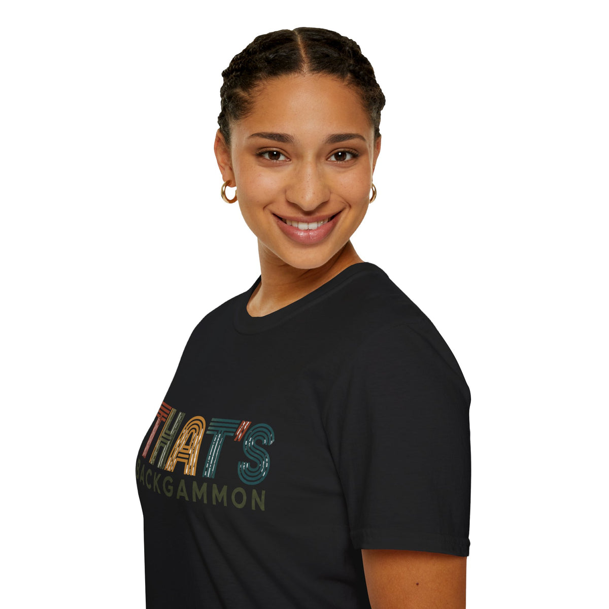 That's Backgammon 2 T-Shirt — Retro Typography Board Game Tee