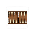 Backgammon University Sticker— Retro Game Night Vinyl Kiss-Cut