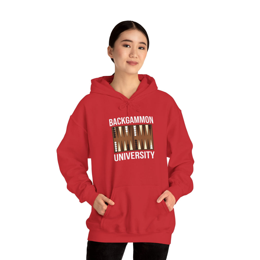 Backgammon University Unisex Heavy Blend™ Hooded Sweatshirt