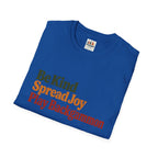 Backgammon T-Shirt — Be Kind Spread Joy Play Backgammon Tee