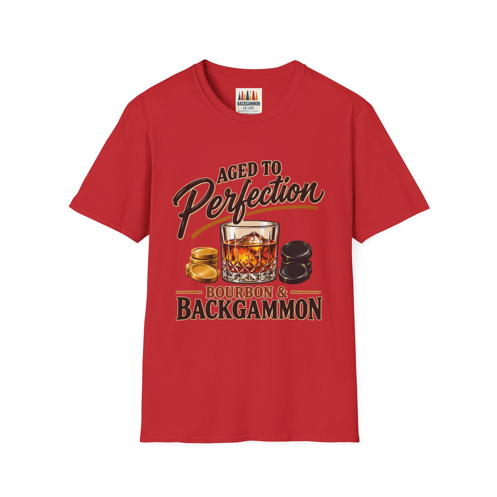 Aged to Perfection – Bourbon & Backgammon T-Shirt