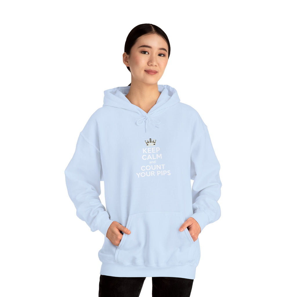 Keep Calm Count Your Pips Unisex Heavy Blend™ Hooded Sweatshirt