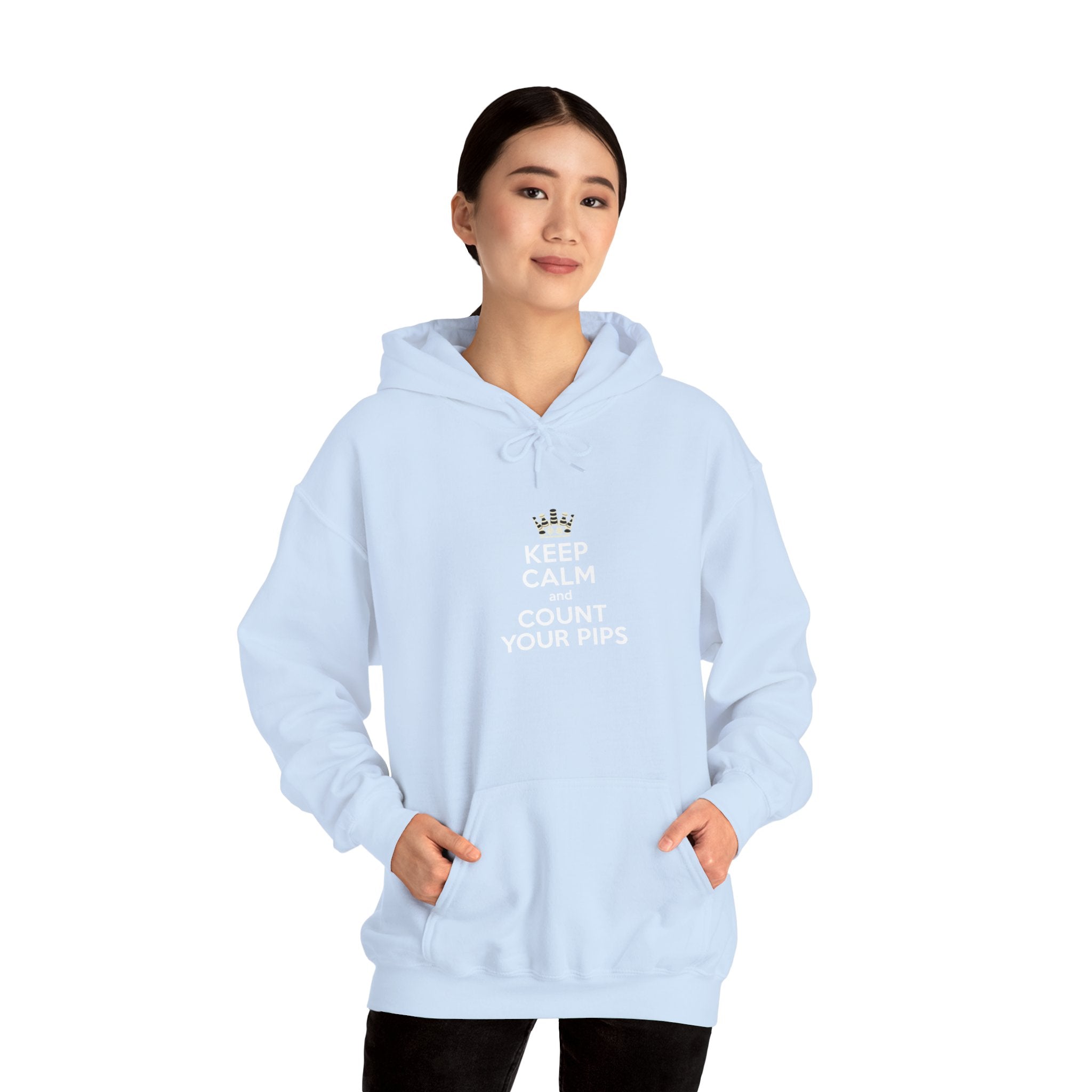 Keep Calm Count Your Pips Unisex Heavy Blend™ Hooded Sweatshirt