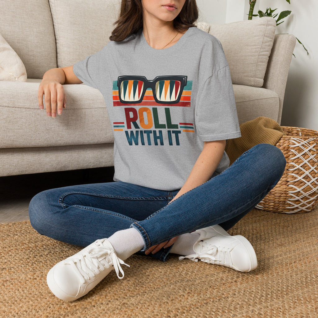 Roll with it 2 T-Shirt — Retro Summer Vibes Graphic Tee