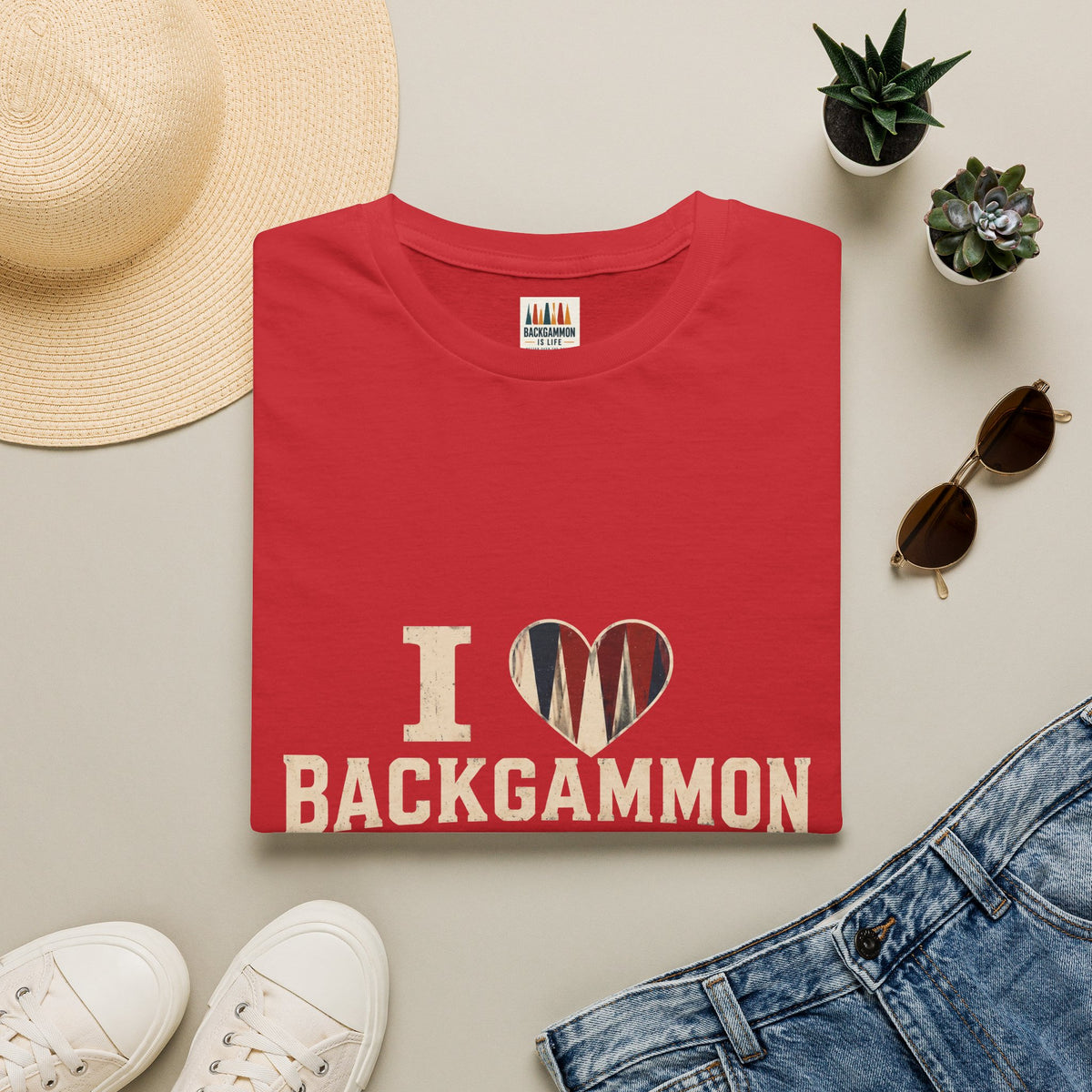 i love backgammon T-Shirt
