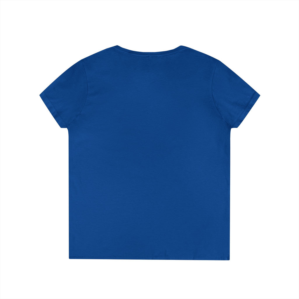 Backgammon Addict Ladies' V-Neck T-Shirt — Retro Game Lover Tee