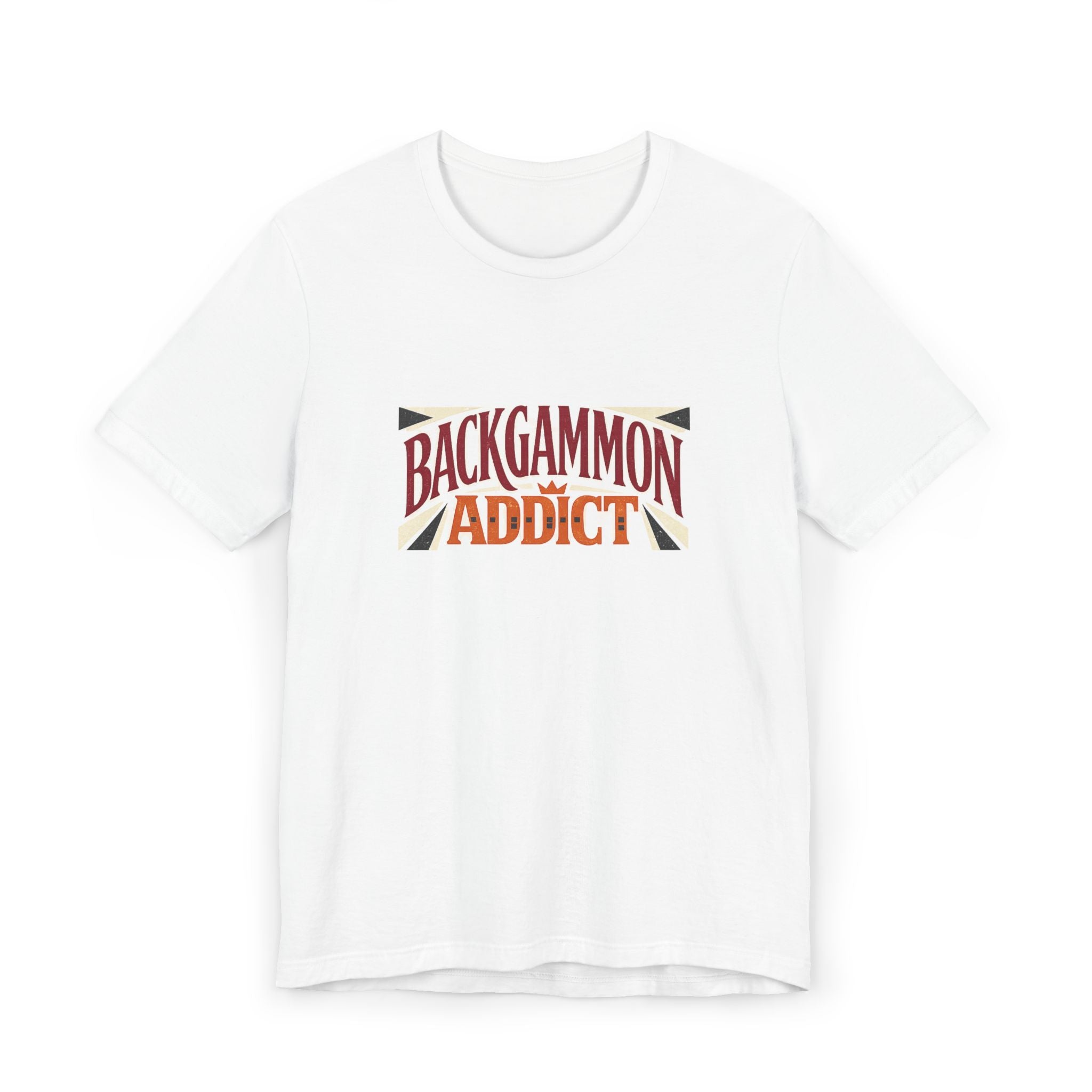 Backgammon Addict Unisex Jersey T-shirt
