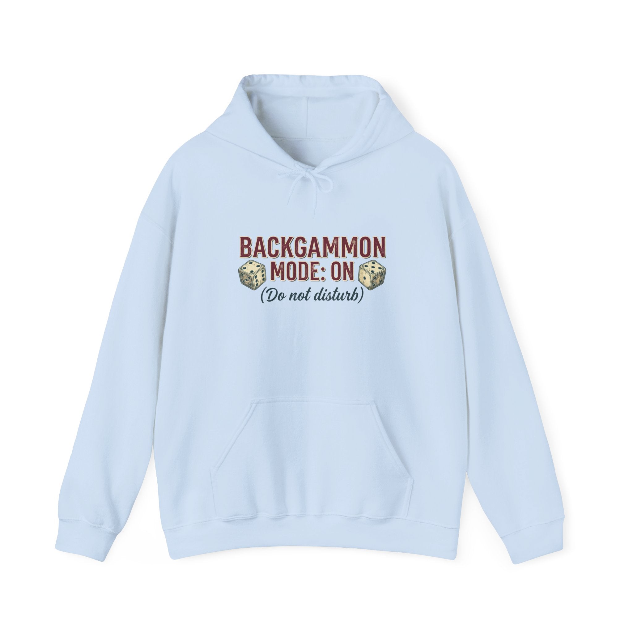 Backgammon Mode: On. Do Not Disturb Unisex Heavy Blend™ Hooded Sweatshirt