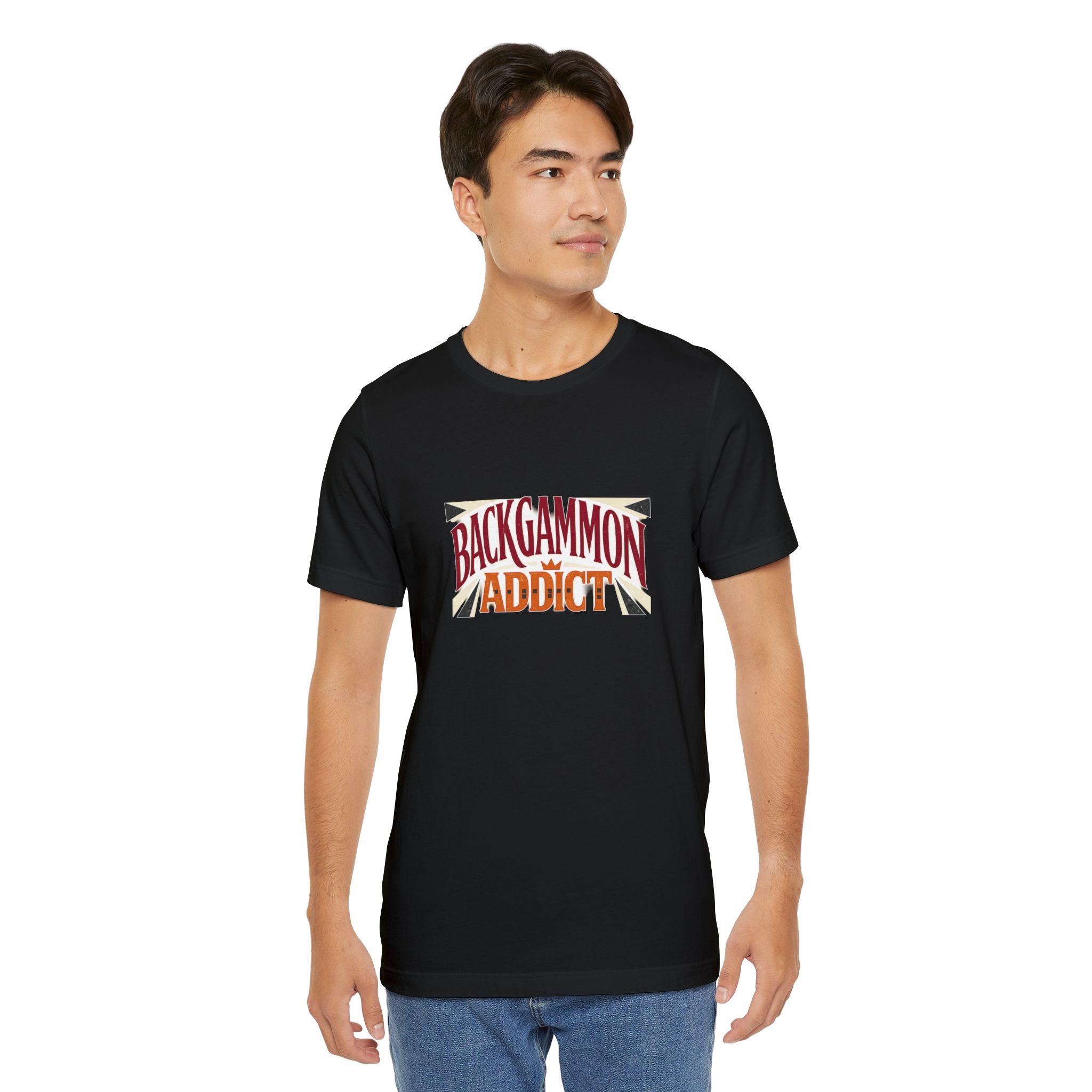 Backgammon Addict Unisex Jersey T-shirt