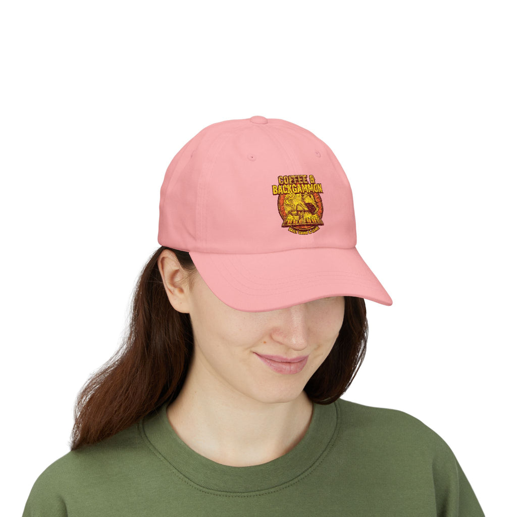 Coffee & Backgammon Cap — Vintage Logo Hat