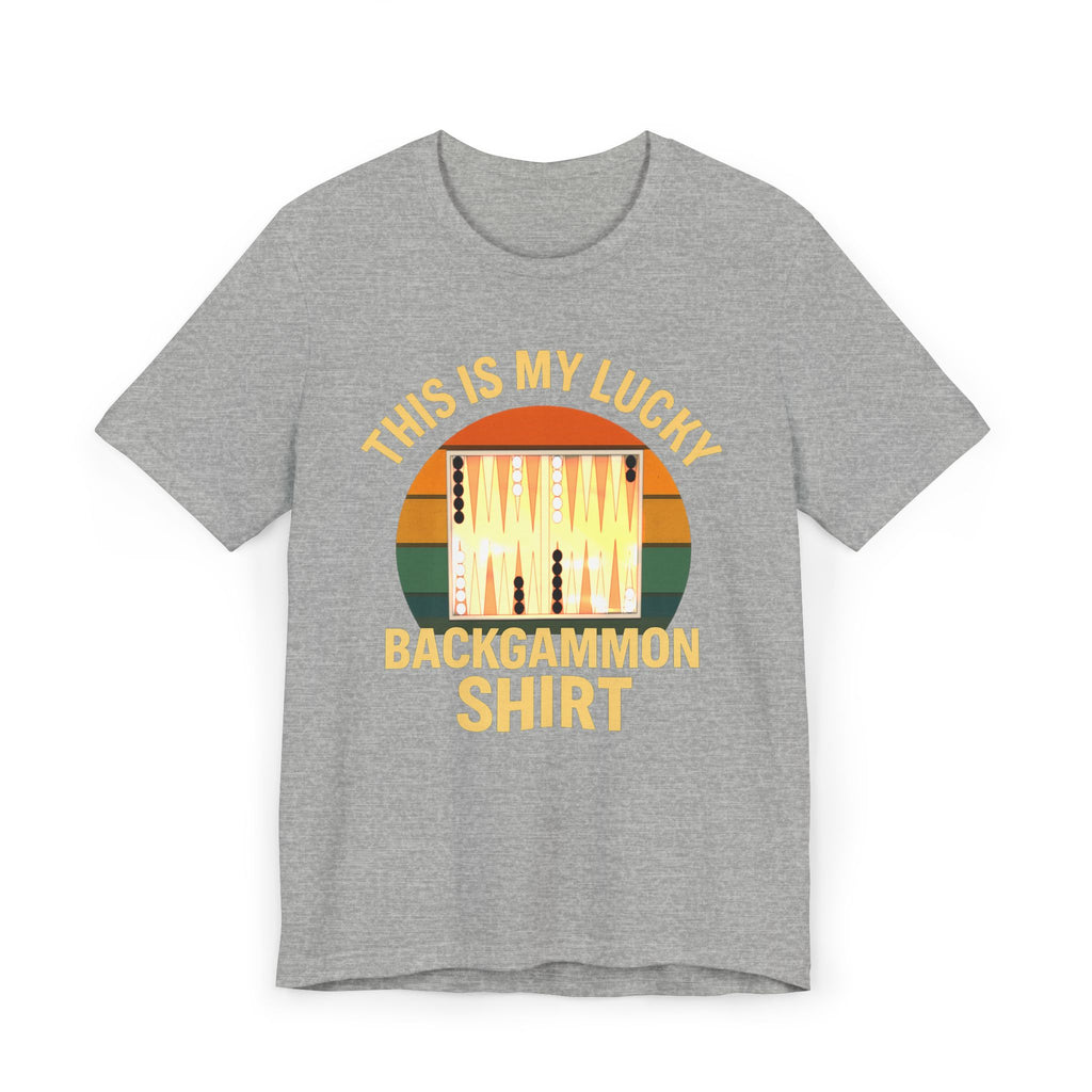 This Is My Lucky Backgammon Shirt 2 Unisex Jersey T-Shirt