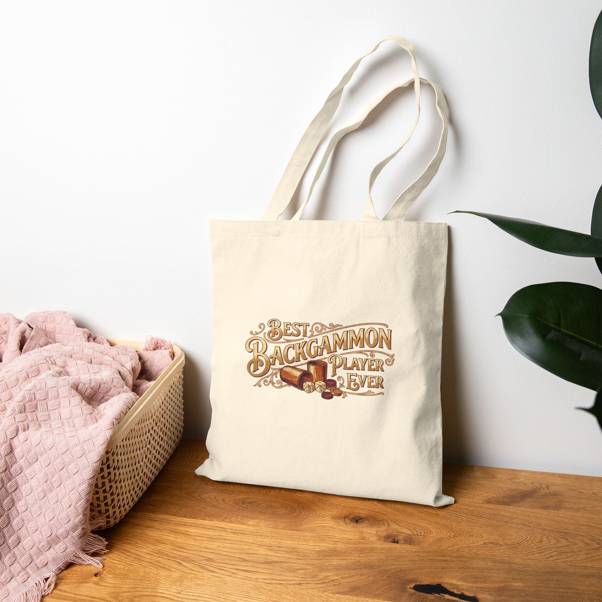 Best Backgammon Player Ever Cotton Canvas Tote Bag