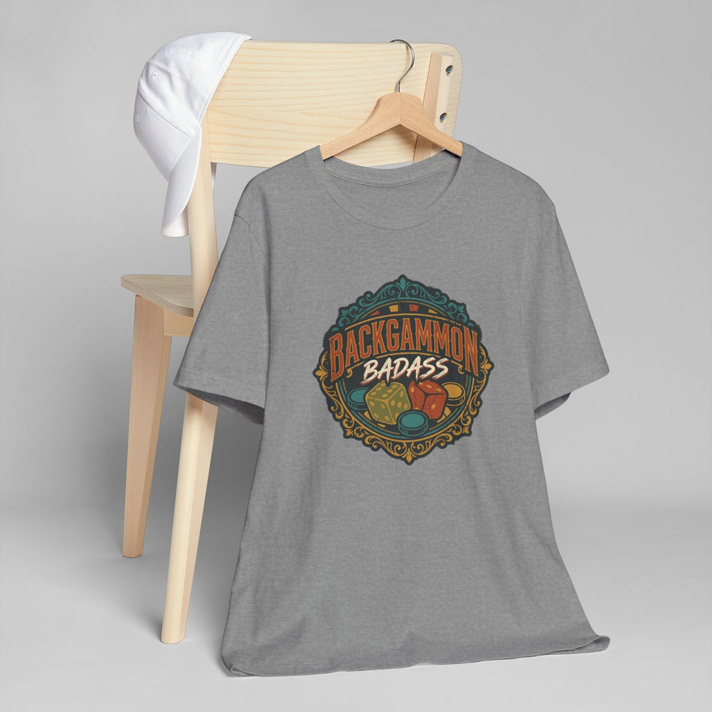 Backgammon Badass Unisex Jersey T-Shirt