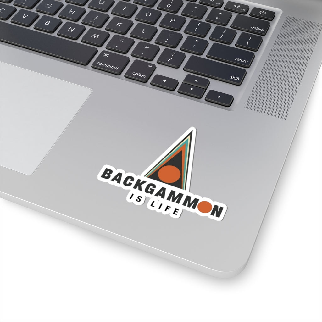 Backgammon Is Life Kiss-Cut Sticker