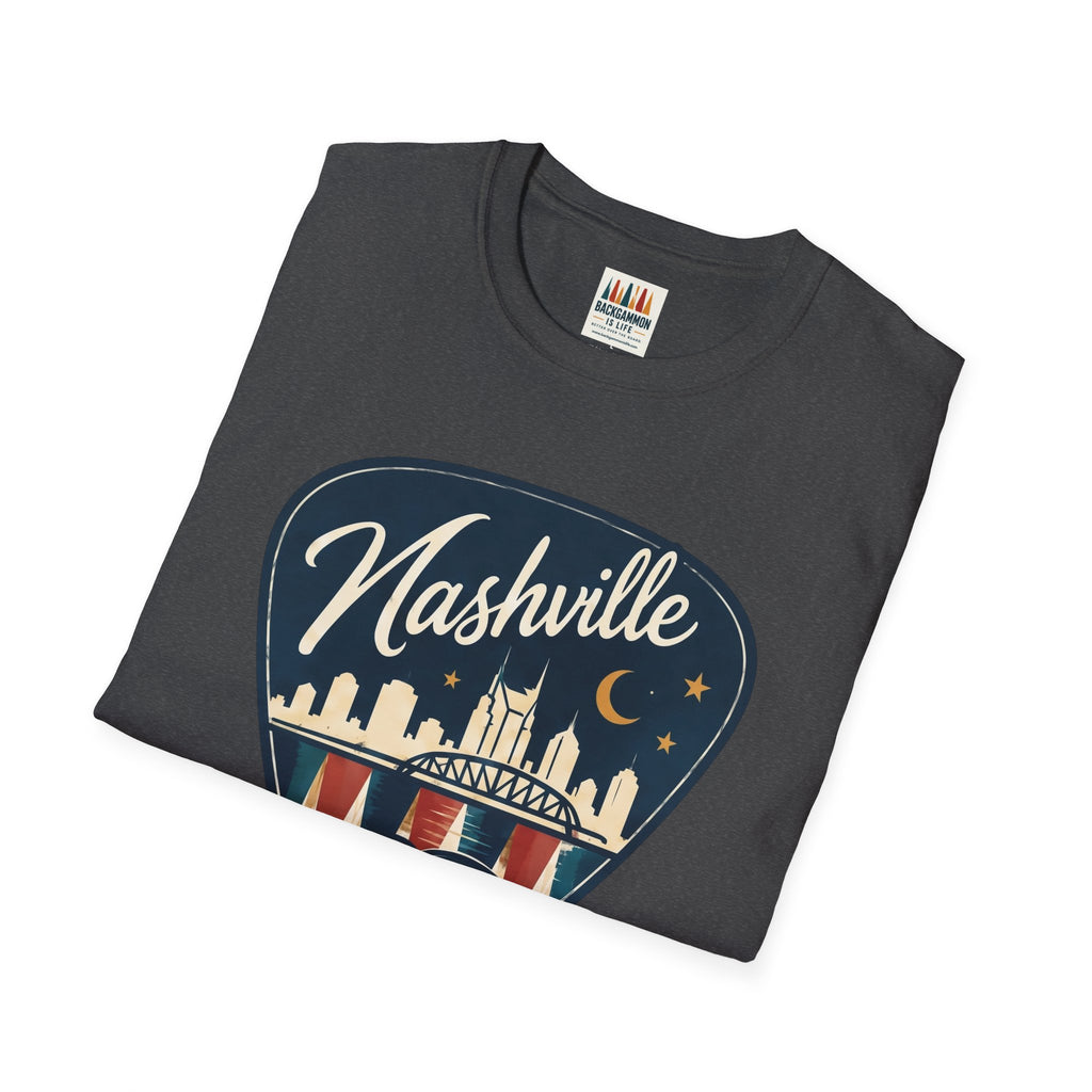 Nashville and Backgammon 2 T-Shirt — "Always a Good Idea" Vintage City Game Tee