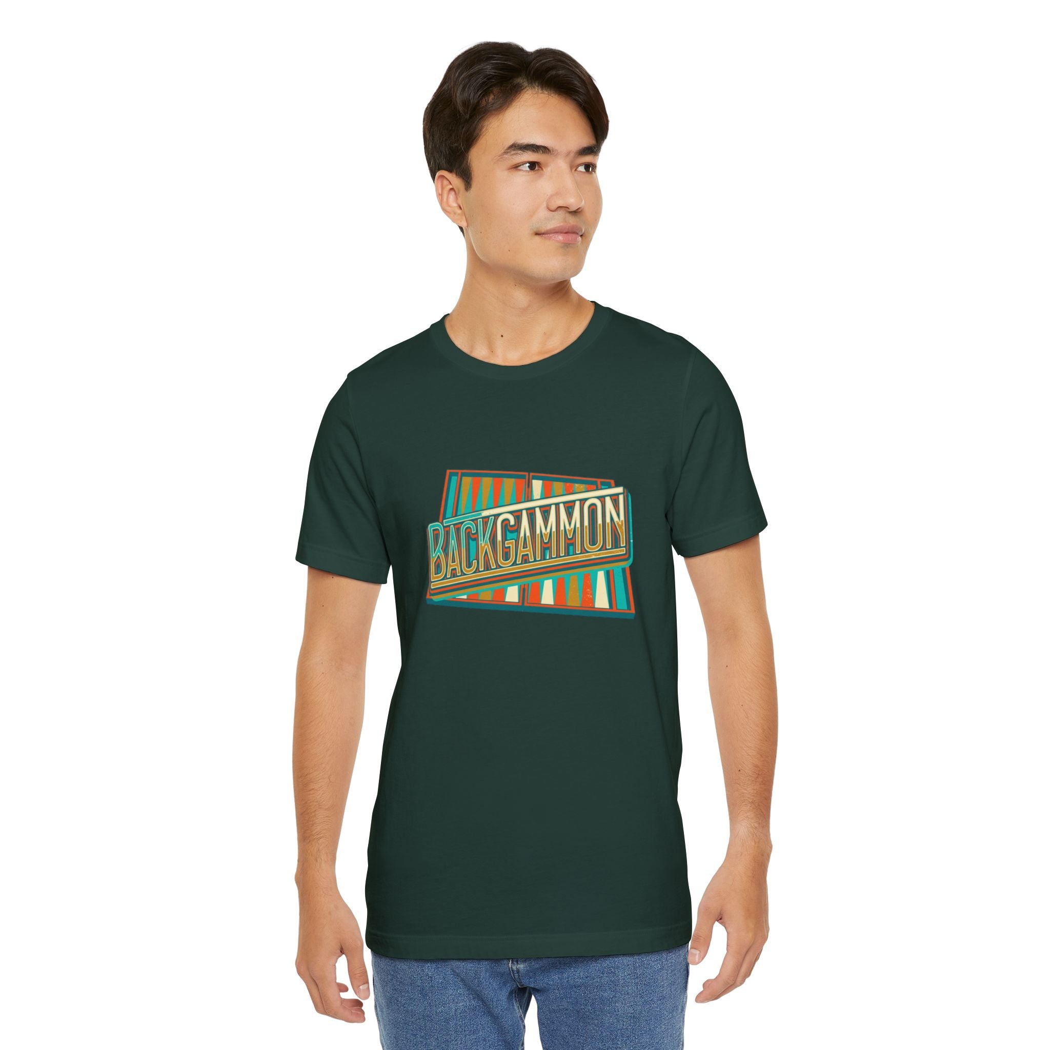 BackgammonT-Shirt — Vintage Retro Game Tee