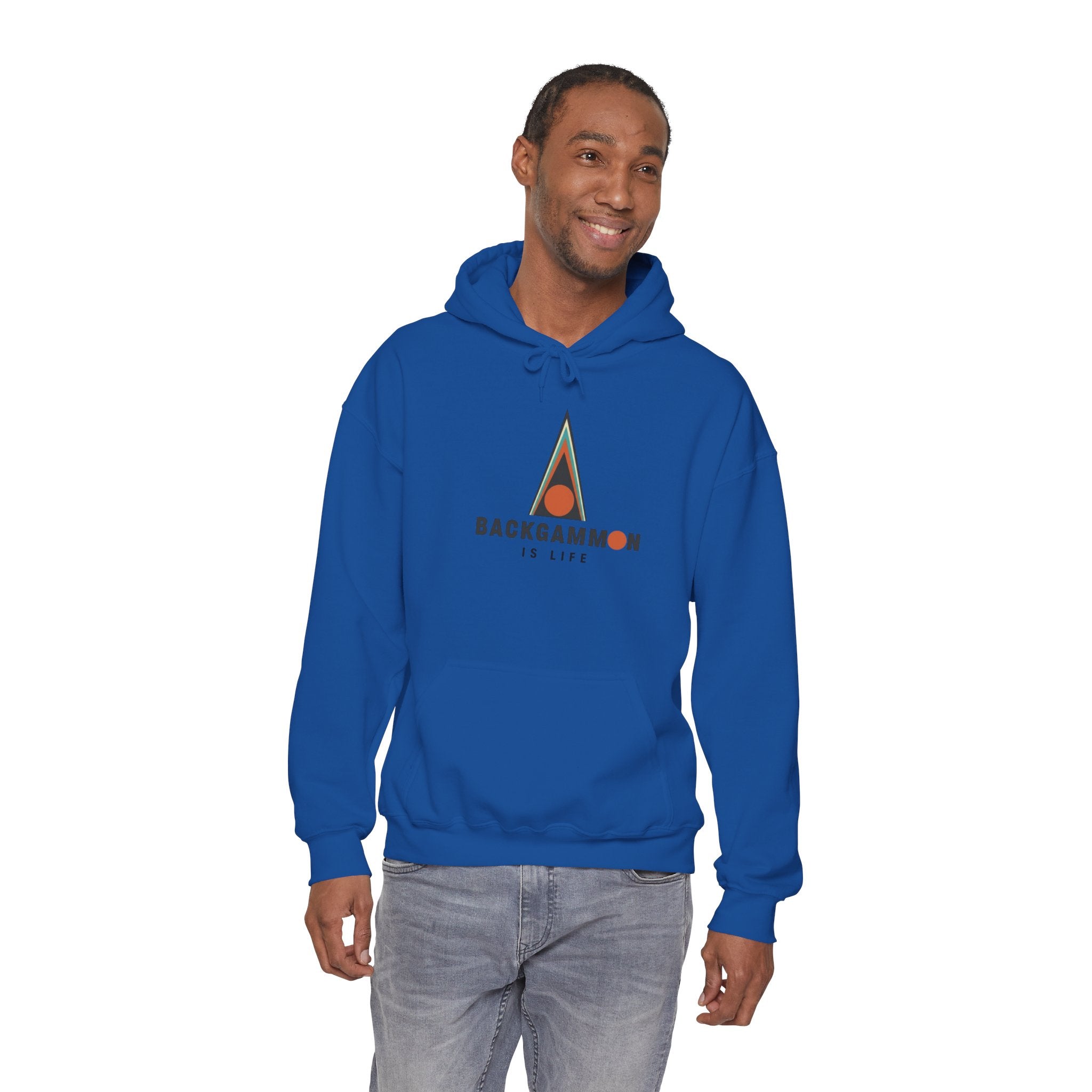 Backgammon Is Life Unisex Heavy Blend™ Hooded Sweatshirt